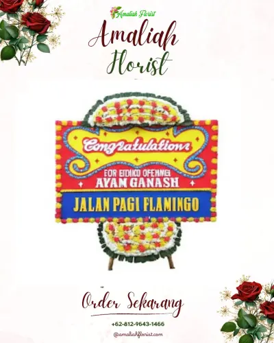 Bunga Papan Congratulation di Bojongpetir